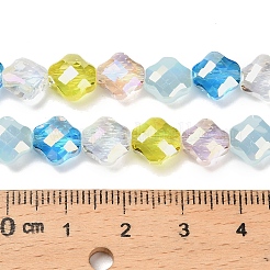 Electroplated Glass Beads Strands&nbsp;EGLA-P067-04A-03