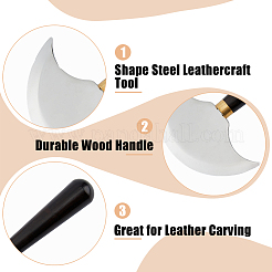 Steel Leathercraft Knife&nbsp;TOOL-WH0053-25P