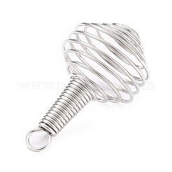 変色に強い304ステンレススチール製ターミネーター  脊髄コイル  ステンレス鋼色  22~33x19mm  穴：3.5mm&nbsp;STAS-Z033-04P