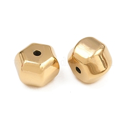 304ステンレススチールビーズ  ランタン  14KGP本金メッキ  9.5x13mm  穴：1.9mm&nbsp;SA-CBA592A-02B-G