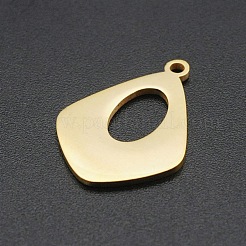 ステンレスペンダント201個  レーザー切断  中空  凧  18KGP本金メッキ  22x15.5x1mm  穴：1.6mm&nbsp;STAS-N090-LA148