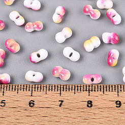 Two Tone Baking Paint Glass Seed Beads&nbsp;SEED-F005-01A-15