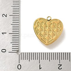 304 Stainless Steel Rhinestone Pendants&nbsp;STAS-I322-55G