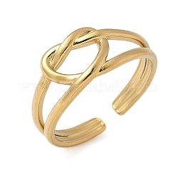 304 Stainless Steel Cuff Rings&nbsp;RJEW-P150-12G