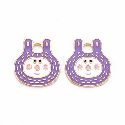 Alloy Enamel Pendants&nbsp;ENAM-N054-67C-NR