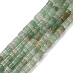 Natural Green Aventurine Beads Strands&nbsp;G-Z110-A10-2x4mm-01B