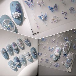 Bowknot Pattern PET Nail Art Stickers&nbsp;MRMJ-WH20017-014