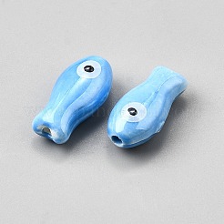 Handmade Porcelain Beads&nbsp;PORC-WH0023-003M
