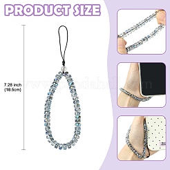 1Pc Glass Crystal Mobile Straps&nbsp;MOBA-SZ0001-22A