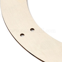 工芸品用のリースフレーム  木製フラワーアレンジメントクラフトリング  モカシン  250x2.5mm  内径：180mm&nbsp;MAKN-PW0001-094J