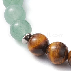 Chakra Gemstone Beaded Stretch Bracelets&nbsp;BJEW-JB10204-03