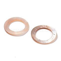 Natural Sea Shell Linking Rings&nbsp;SSHEL-D084-12A