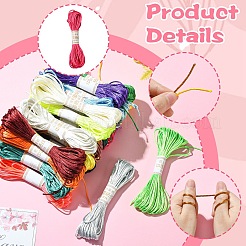 29 Bundles 29 Colors Polyester Embroidery Floss&nbsp;OCOR-YW0001-10