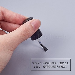 マニキュアツールセット  ガラスマニキュアの空瓶付き  シリンジ  プラスチック漏斗ホッパー  スポイト  空のプラスチックプレスポンプ  304ステンレススチールビーズ  透明&nbsp;MRMJ-BC0001-81