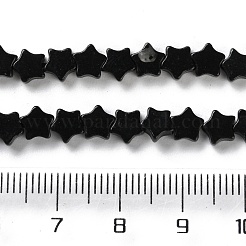 Natural Black Stone Beads Strands&nbsp;G-G085-B52-02