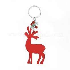 Dyed Poplar Wood Keychain&nbsp;KEYC-JKC00205
