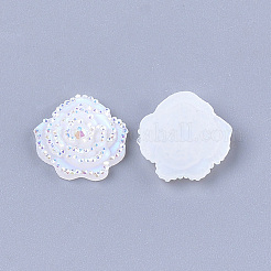 Resin Rhinestone Cabochons&nbsp;CRES-T012-02