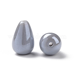 不透明なアクリルビーズ  滑らかな涙  ミックスカラー  15x10mm  穴：1.6mm  約600個/500g&nbsp;SACR-B003-01