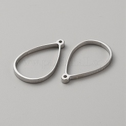 304 Stainless Steel Open Back Bezel Pendants&nbsp;FIND-WH0152-123G