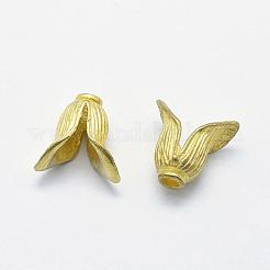 Brass Bead Caps&nbsp;KK-K186-47C-RS
