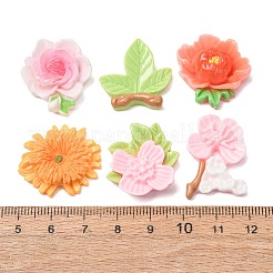 Opaque Resin & Enamel Cabochons&nbsp;RE-B003-04