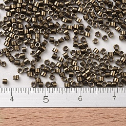 MIYUKIデリカビーズ  シリンダー  日本製シードビーズ  11/0  （db0022)メタリックダークブロンズ  1.3x1.6mm  穴：0.8mm  約2000個/10g&nbsp;X-SEED-J020-DB0022