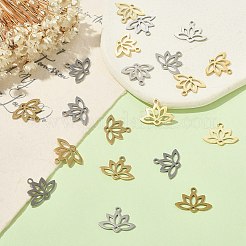 30Pcs 2 Colors 201 Stainless Steel Pendants&nbsp;RESI-SZ0003-21