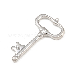 304ステンレスペンダント  キーホルダーキー  ステンレス鋼色  45.5x24x3.5mm  穴：2mm&nbsp;SA-CBA7A79-03P