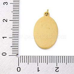 Ion Plating(IP) 304 Stainless Steel Enamel Pendants&nbsp;STAS-Z104-04G