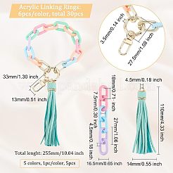 DIY Cable Chain Keychain Making Kit&nbsp;DIY-OC0009-38