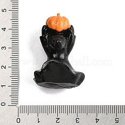 自宅やオフィス、デスクトップの装飾に最適なハロウィーン樹脂製フィギュア像  ゴースト  38x28x26mm&nbsp;DJEW-M017-04C