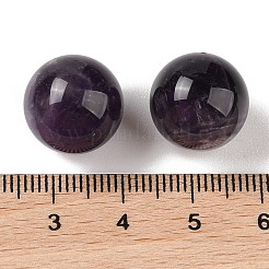 天然アメジスト 穴なし球形ビーズ  ラウンド  14mm&nbsp;G-K353-04C-03