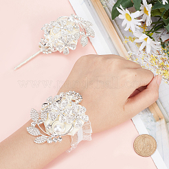 Ribbon Wrist & Brooch&nbsp;AJEW-WH0235-35