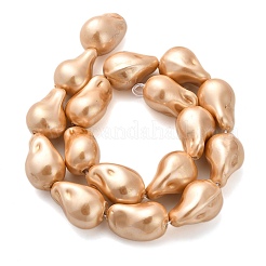 Electroplate Porcelain Beads Strands&nbsp;BSHE-C009-04B