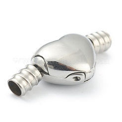 Tarnish Resistant 304 Stainless Steel European European Clip Clasps&nbsp;STAS-O148-01P