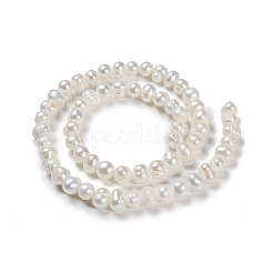 Natural Cultured Freshwater Pearl Beads Strands&nbsp;PEAR-N013-06G