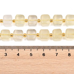 Heated Natural Lemon Quartz Beads Strands&nbsp;G-F832-A03-01