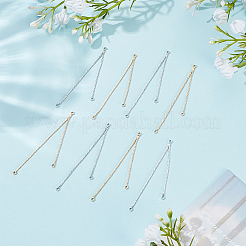12Pcs 2 Colors Brass Chain Chandelier Component Links&nbsp;KK-ME0003-53