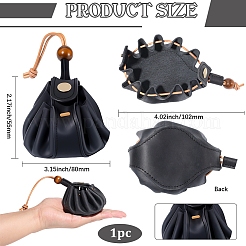 Cowhide Drawstring Coin Purses&nbsp;AJEW-WH20049-45C