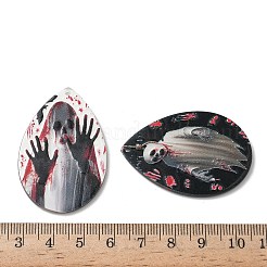 Halloween Printed Acrylic Pendants&nbsp;OACR-G053-01
