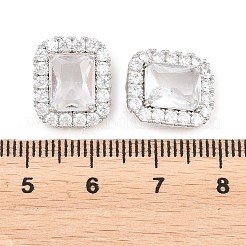 Brass Micro Pave Cubic Zirconia Charms&nbsp;KK-H287-02P-03