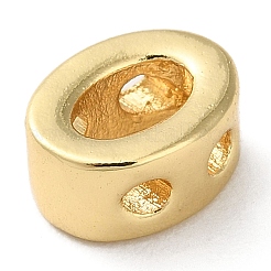 Rack Plating Brass Slide Charms&nbsp;KK-M254-15G-O
