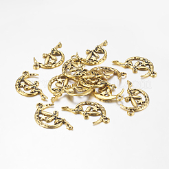 Zinc Alloy Fairy Sprite Charms&nbsp;LS-PALLOY-A18526-AG-LF