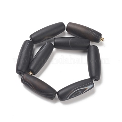 Natural Striped Agate/Banded Agate Beads Strands&nbsp;G-F354-22D