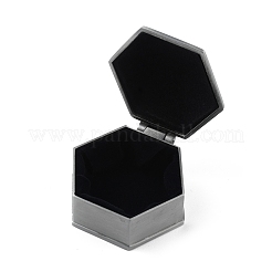 Hexagon Shaped Zinc Alloy Jewelry Box&nbsp;OBOX-WH0001-03