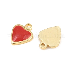 Brass Enamel Pendants&nbsp;KK-CBABBCE-02G-02