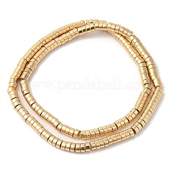 Electroplated Non-magnetic Synthetic Hematite Beads Strands&nbsp;X-G-E597-01