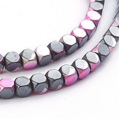 Electroplated Non-magnetic Synthetic Hematite Beads Strands&nbsp;G-L562-08A