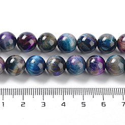 Natural Rainbow Tiger Eye Beads Strands&nbsp;G-NH0002-A01-C01