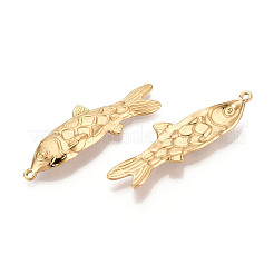 304 Stainless Steel Fish Pendants&nbsp;STAS-T069-15G